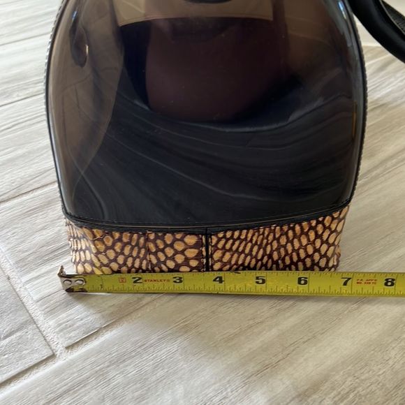 Furla leopard print leather bottom candy jelly bag - Picture 9 of 10